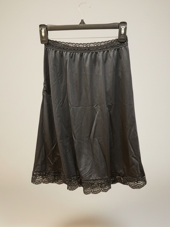 Other - Vintage Black Stretchy Lace Half Slip